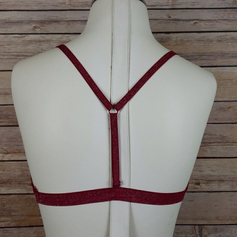 Raspberry Free People Bralette - Picture 2 of 4